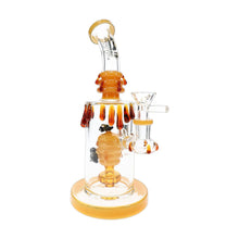 6B Glass Bee Water Pipe – 9½″ – Assorted Colors