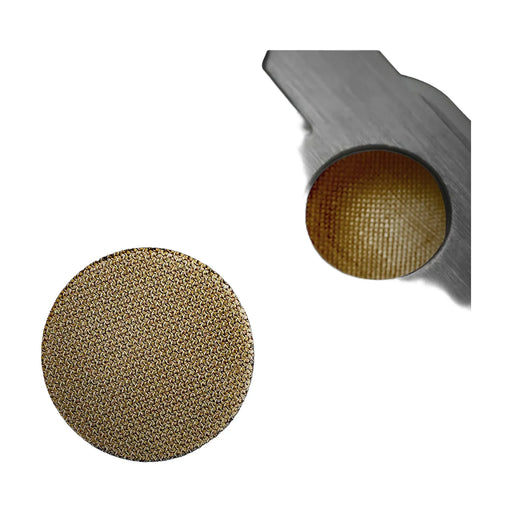 24K gold plated TruTaste smoking pipe screen, 3 quarter inch diameter