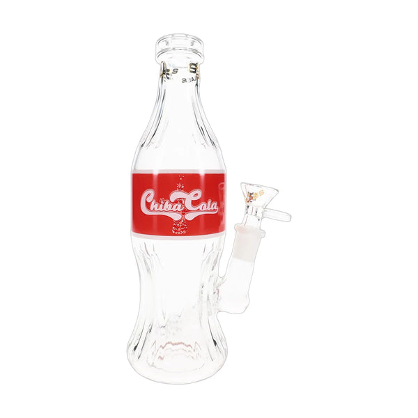 6B Glass Soda Bottle Water Pipe – 8½″ – Assorted Designs