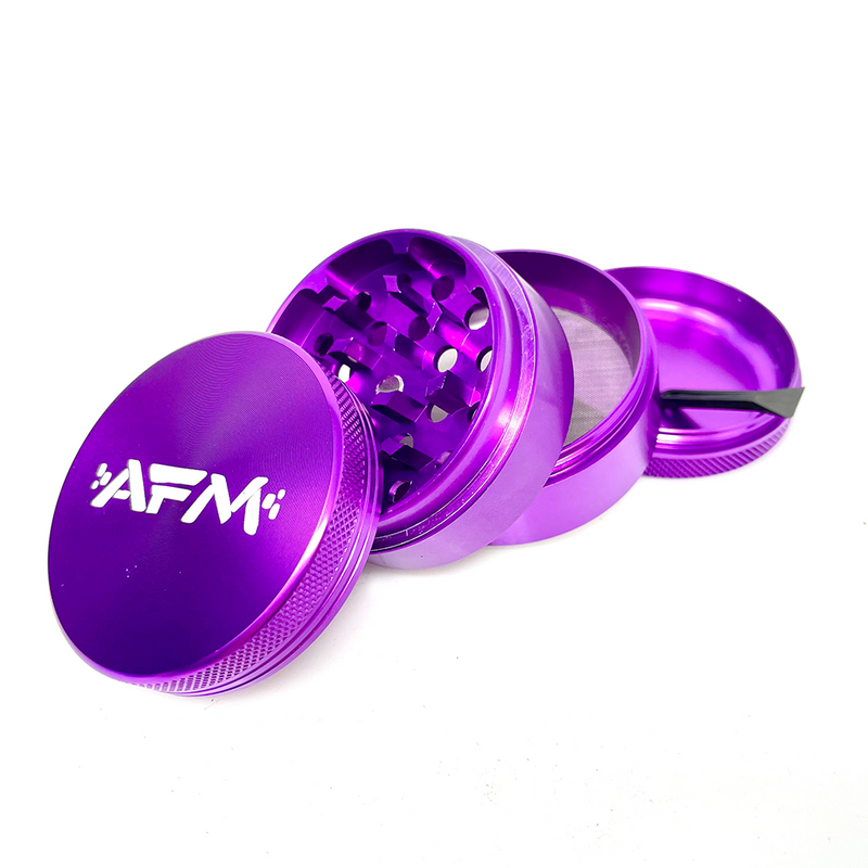 AFM 4-Piece Aluminum Herb Grinder – Premium Multi-Chamber Grinder