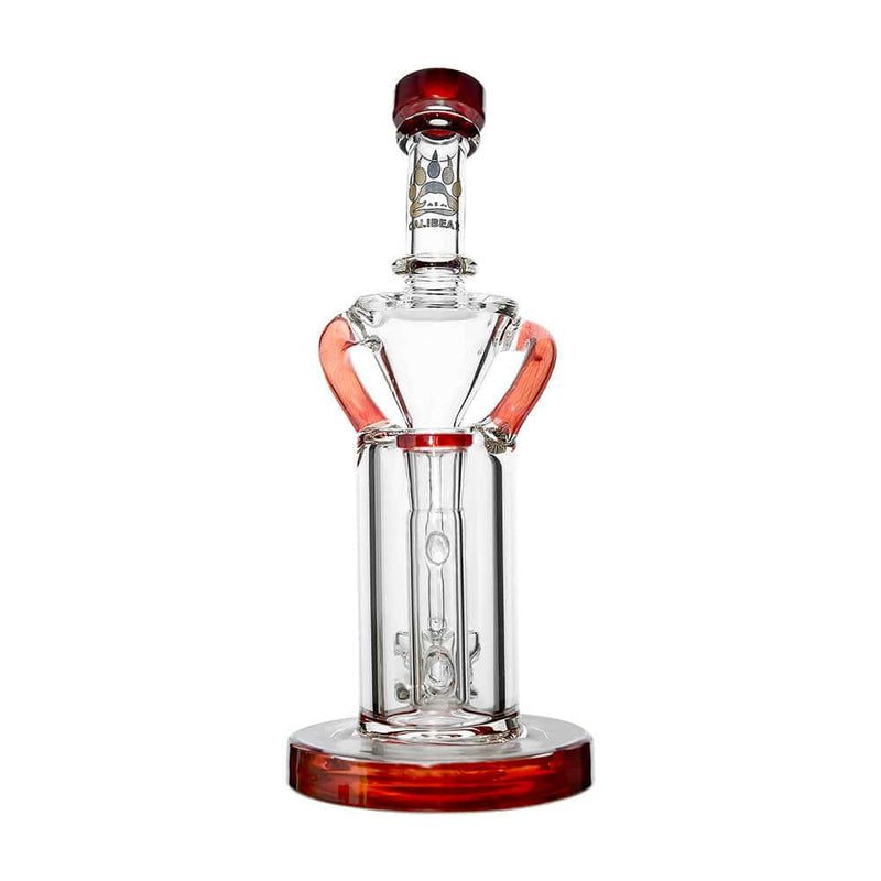 Calibear Vortex Turbo Incycler 8” Glass Bong with TRI-SEED Perc