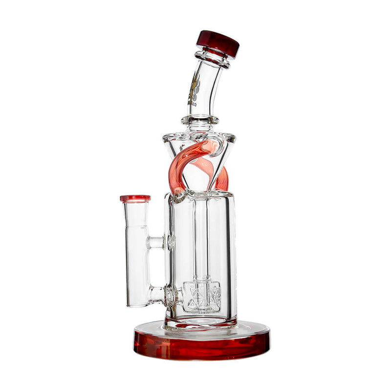 Calibear Vortex Turbo Incycler 8” Glass Bong with TRI-SEED Perc