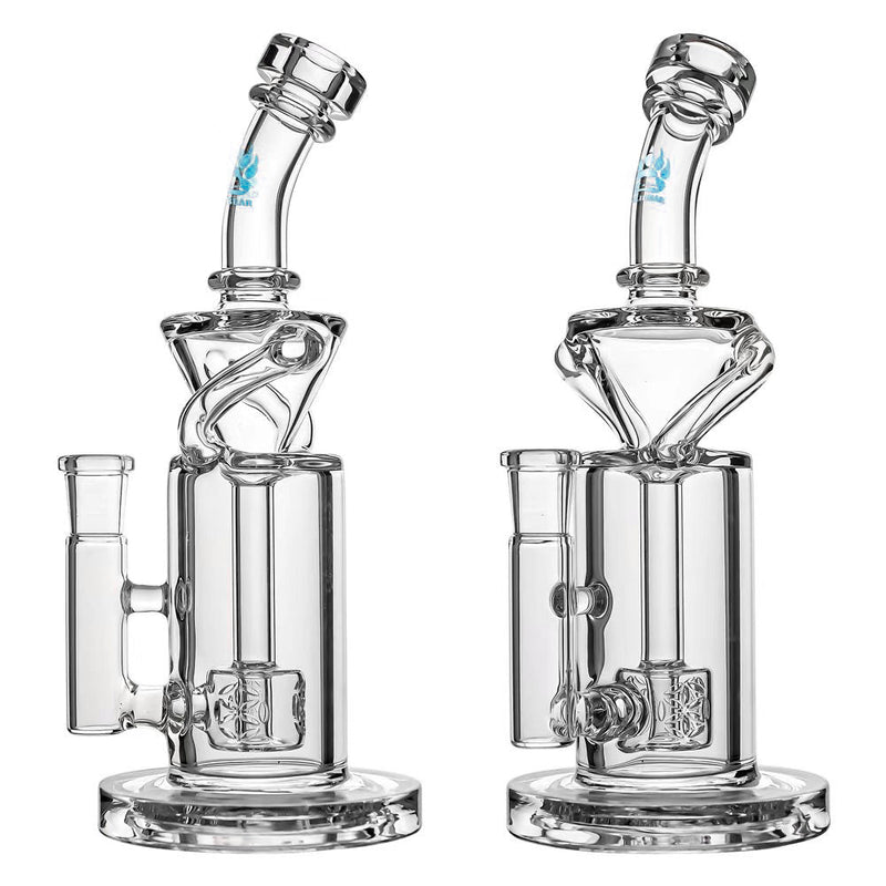 Calibear Vortex Turbo Incycler 8” Glass Bong with TRI-SEED Perc