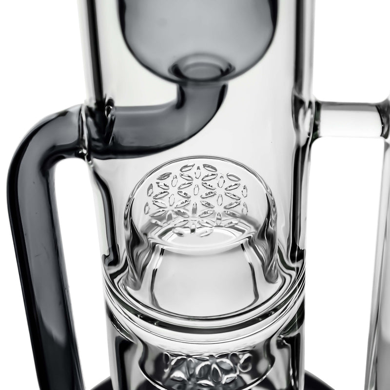 Calibear 14" Flower Klein Bong | High-Flow Recycler Water Pipe