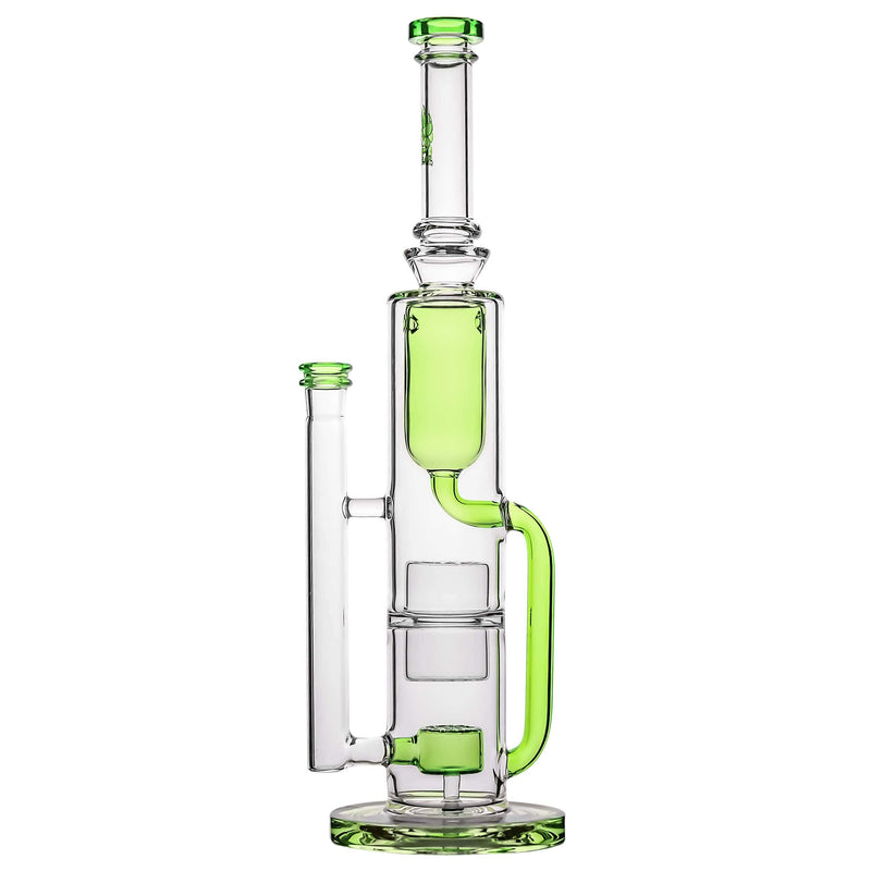Calibear 14" Flower Klein Bong | High-Flow Recycler Water Pipe