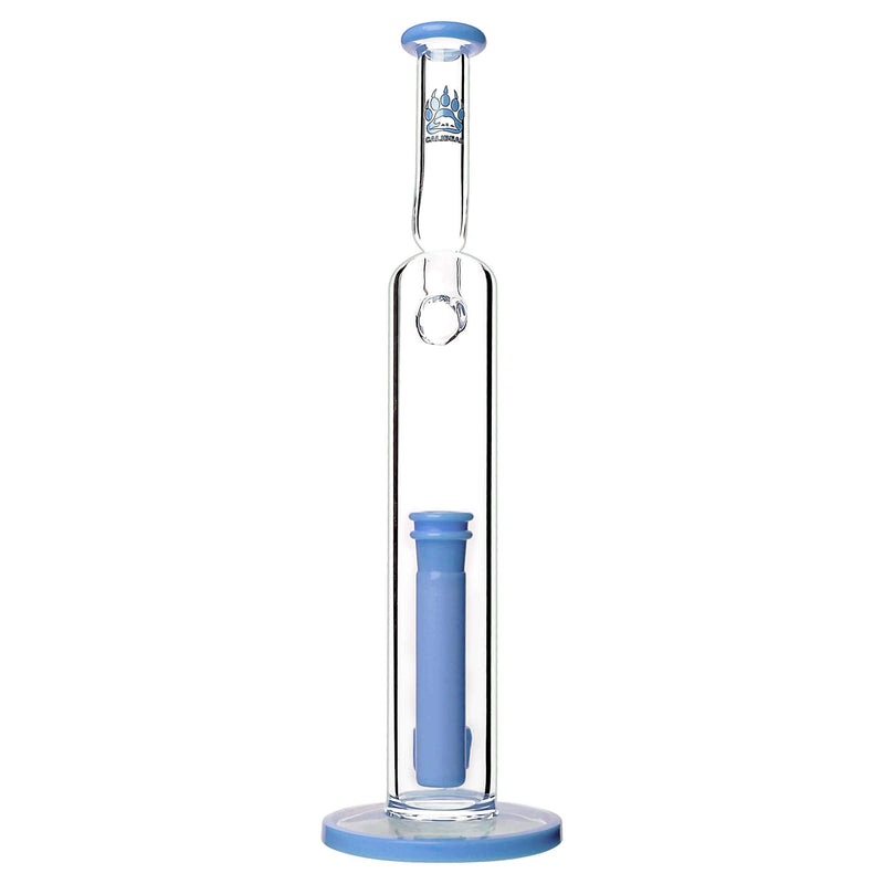 Calibear 16" Natty Neck Flower Bong | Flower of Life Perc Glass Water Pipe