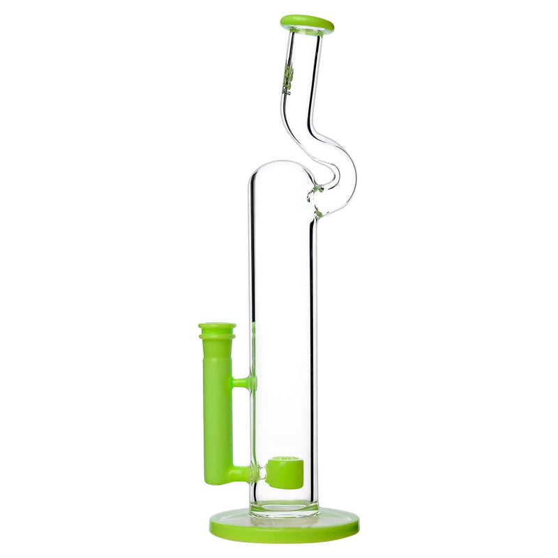 Calibear 16" Natty Neck Flower Bong | Flower of Life Perc Glass Water Pipe