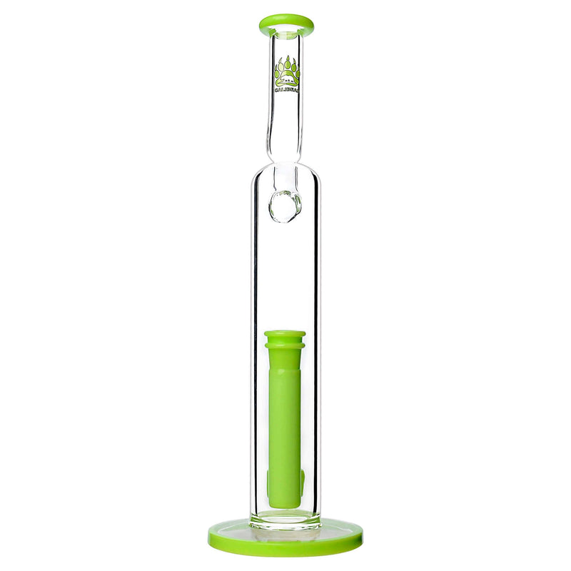 Calibear 16" Natty Neck Flower Bong | Flower of Life Perc Glass Water Pipe