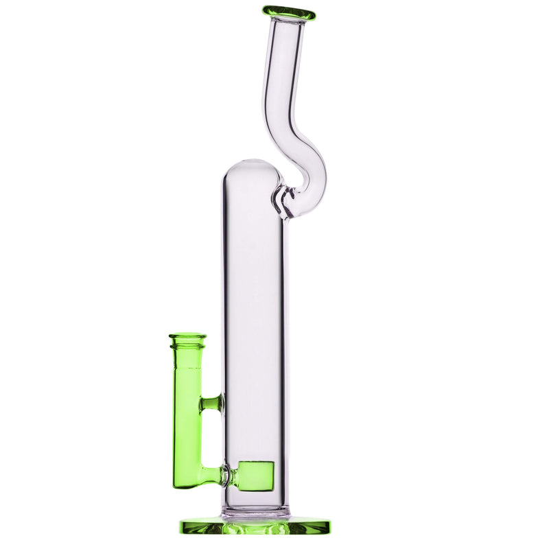 Calibear 16" Natty Neck Flower Bong | Flower of Life Perc Glass Water Pipe