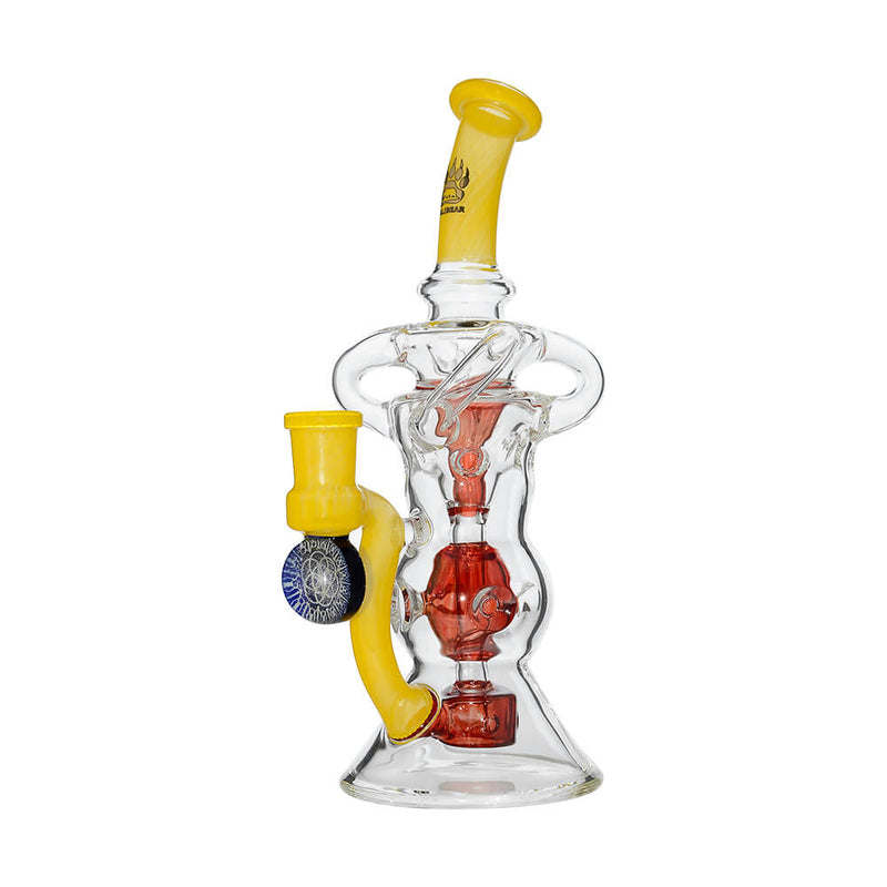 Calibear Triple Arm Swiss Fab Incycler Dab Rig W/ Marble
