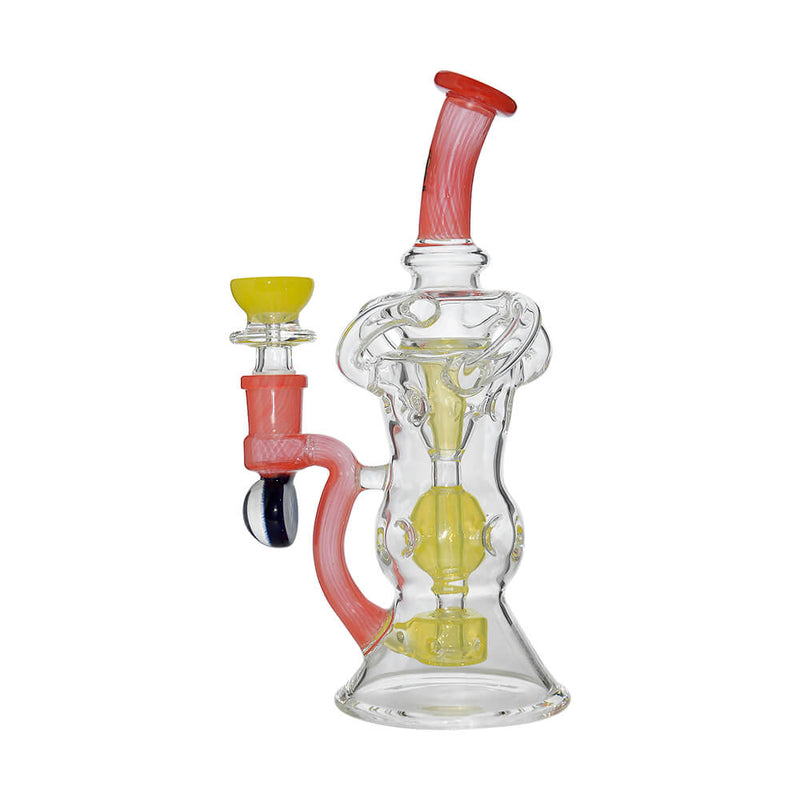 Calibear Triple Arm Swiss Fab Incycler Dab Rig W/ Marble