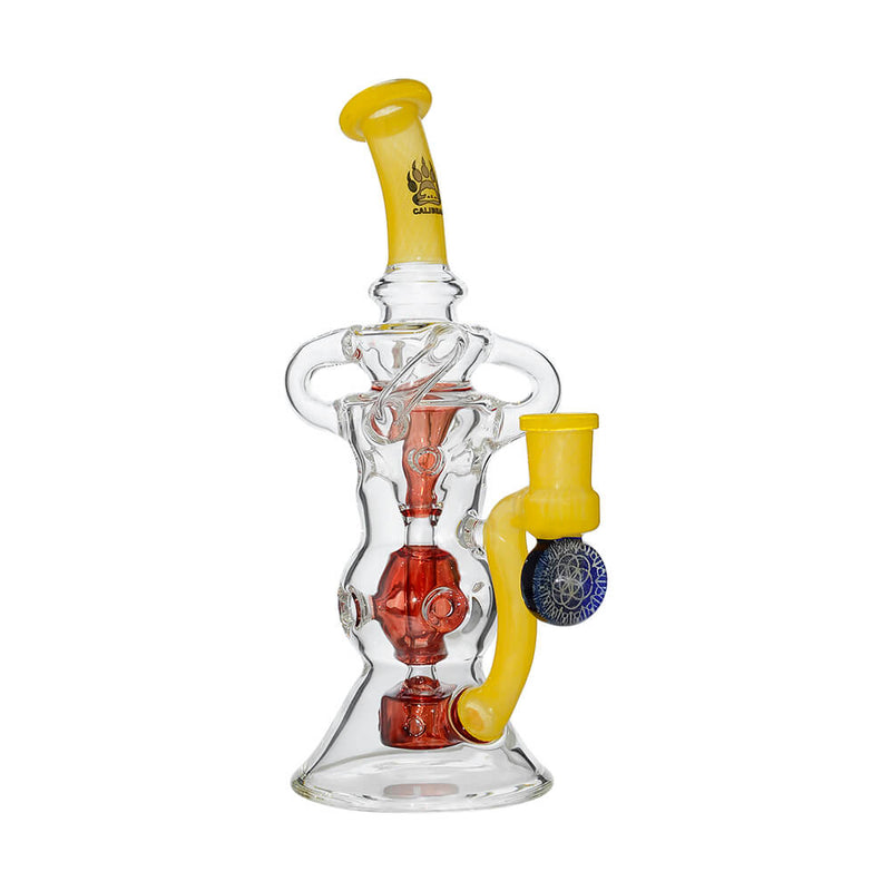 Calibear Triple Arm Swiss Fab Incycler Dab Rig W/ Marble