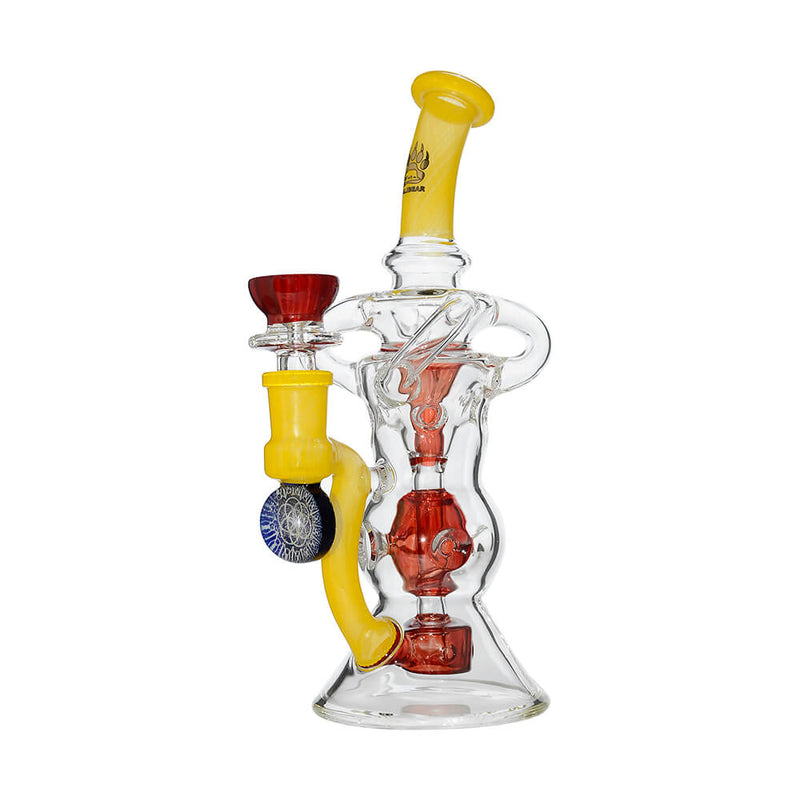 Calibear Triple Arm Swiss Fab Incycler Dab Rig W/ Marble
