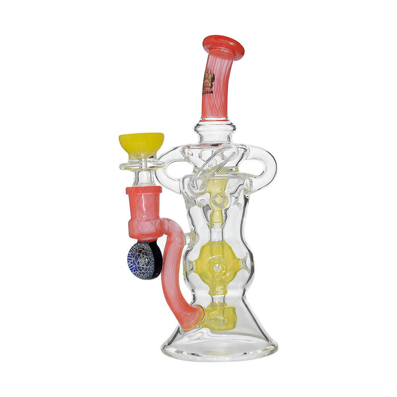 Calibear Triple Arm Swiss Fab Incycler Dab Rig W/ Marble