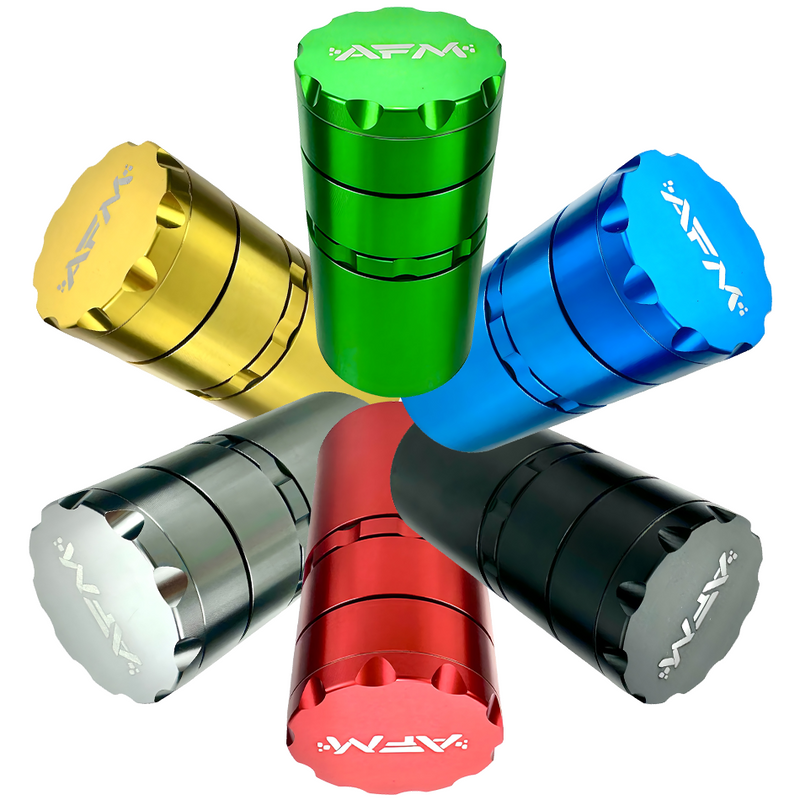 AFM 5-Piece Aluminum Herb Grinder – Premium Multi-Chamber Grinder