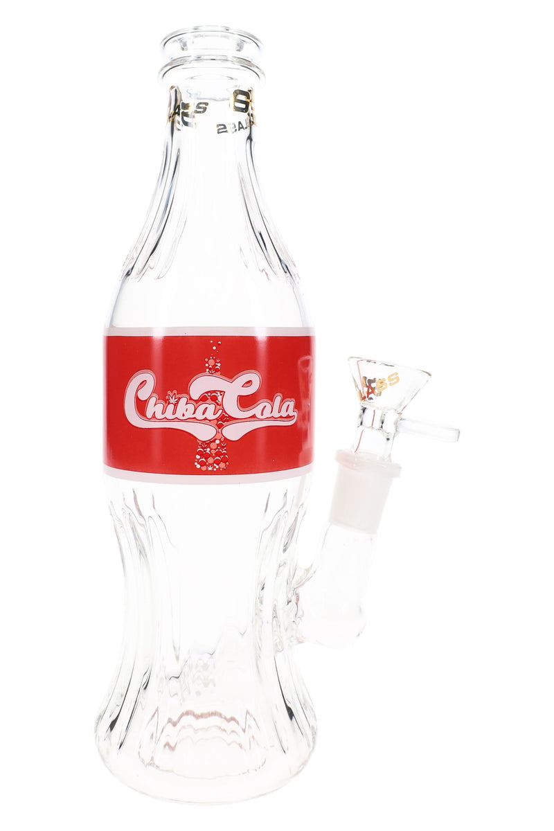 6B Glass Soda Bottle Water Pipe – 8½″ – Assorted Designs