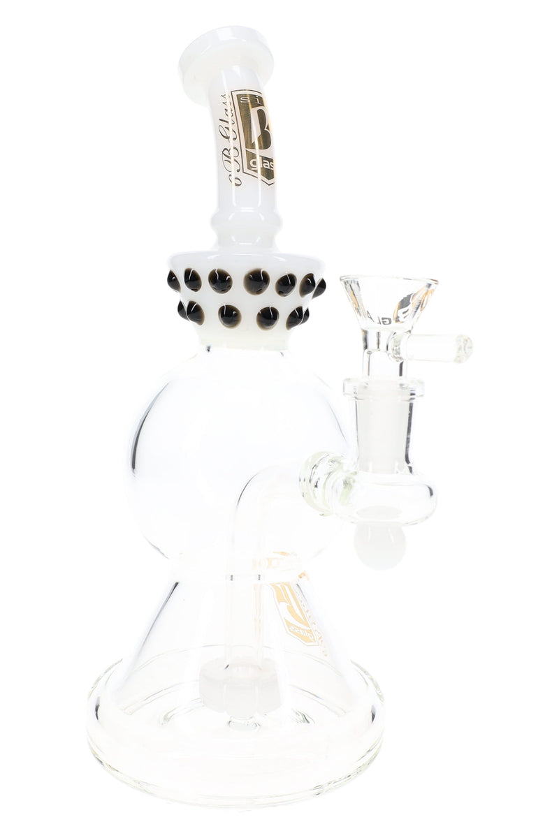 6B Glass Stemless Water Pipe – 9″ – Assorted Colors