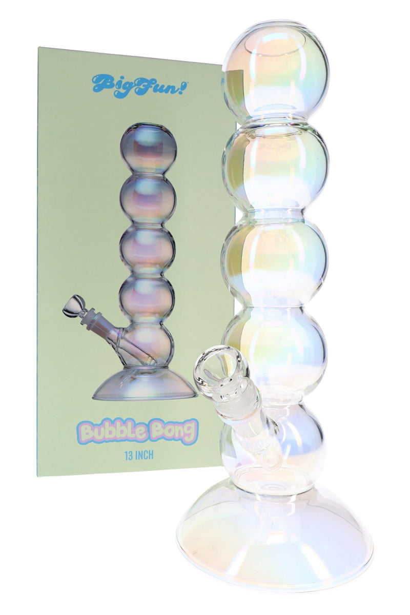 BigFun! Iridescent Bubble Bong – 13″