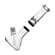 Beakerz 12 inch magnetic modular bong with collapsible design and 7 mm glass