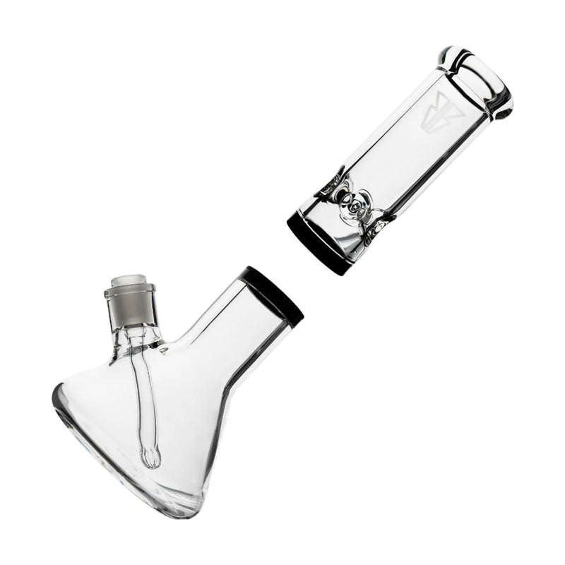 Beakerz 12 inch magnetic modular bong with collapsible design and 7 mm glass