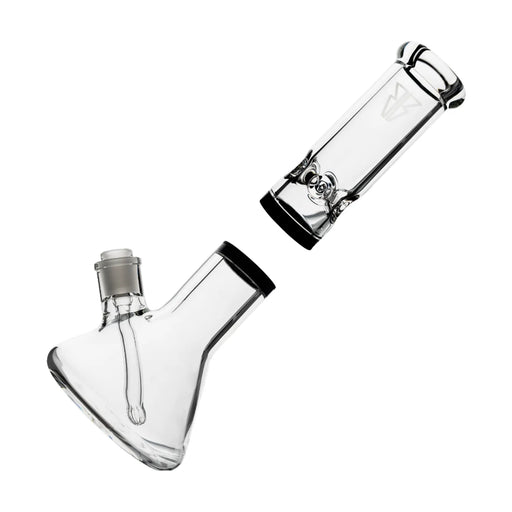 Beakerz 12 inch magnetic modular bong with collapsible design and 7 mm glass