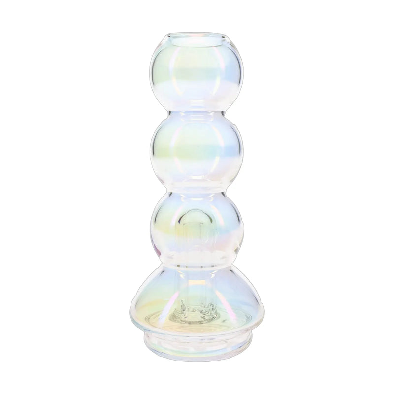 BigFun iridescent bubble glass Puffco Peak replacement top, 4.5 inch borosilicate