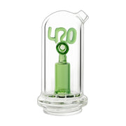 Bomb Erig Aerix replacement glass chamber with internal 420 design pattern