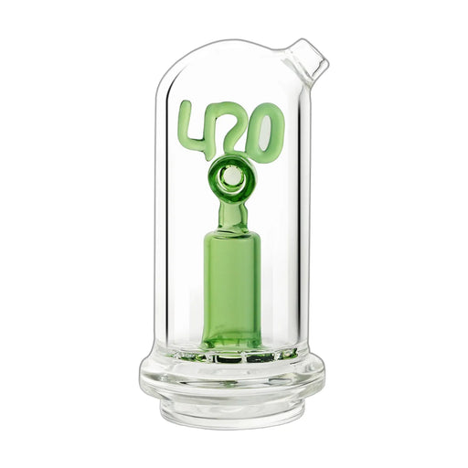 Bomb Erig Aerix replacement glass chamber with internal 420 design pattern