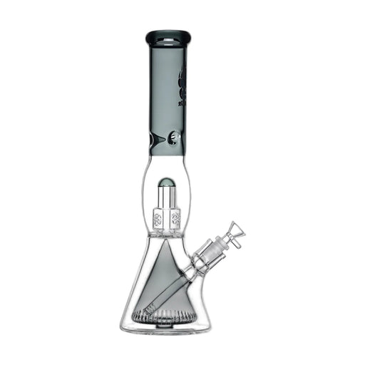 Calibear 16 inch Sol Collins beaker bong with Seed of Life and Collins percs