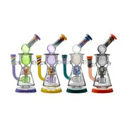 Calibear Wigwag Fab Torus V2 dab rig with two opals, Seed of Life perc