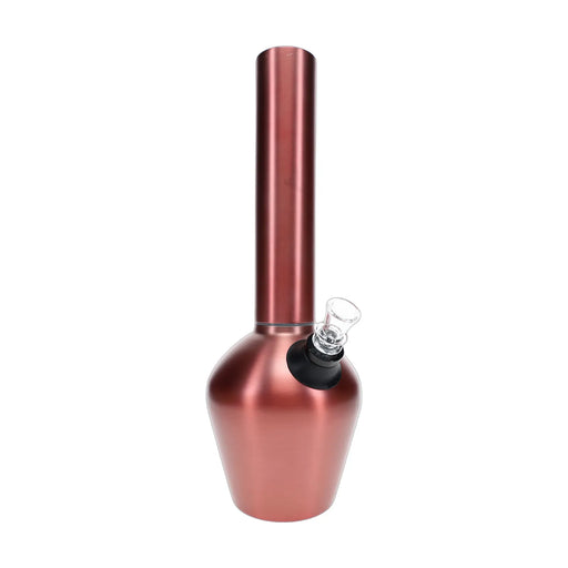 Chill Rose steel bong, 13 inch with ceramic lining, glass slide, vacuum insulated