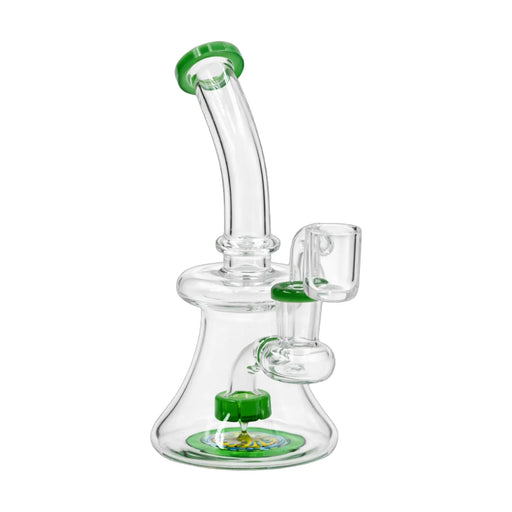 DabCore 7 inch beaker dab rig with borosilicate glass and curved neck