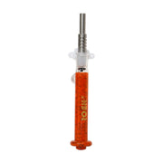 Ember Wand 14 mm rock glass nectar collector with titanium tip and tactile grip