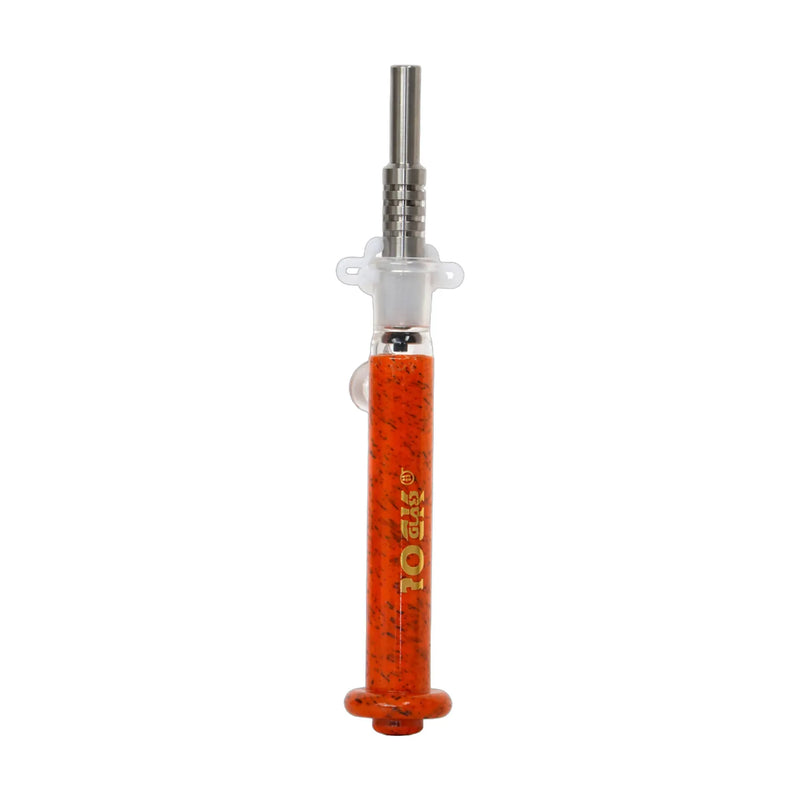 Ember Wand 14 mm rock glass nectar collector with titanium tip and tactile grip