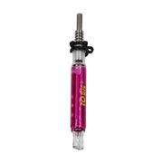 Frostbite Fusion 14 mm rock glass nectar straw with freezable glycerine chamber