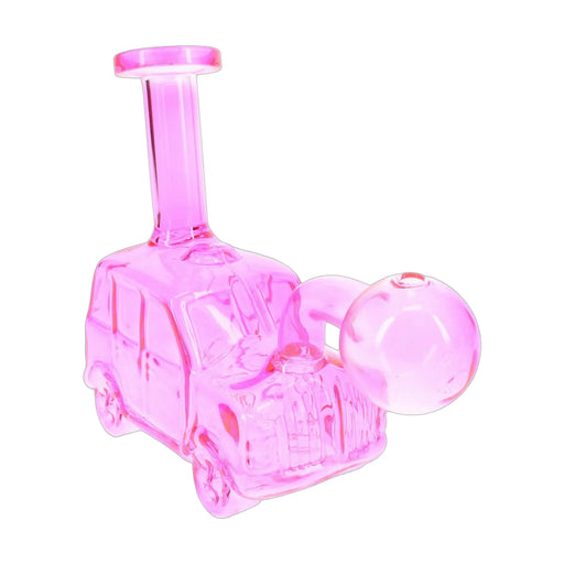 Car shaped glass oil burner rig, 5 inch novelty concentrate piece, assorted colors