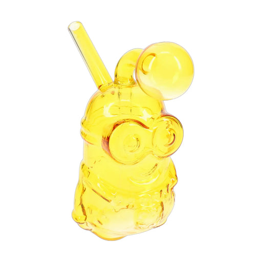 Little Worker glass oil burner rig, 5 inch novelty concentrate piece, assorted colors
