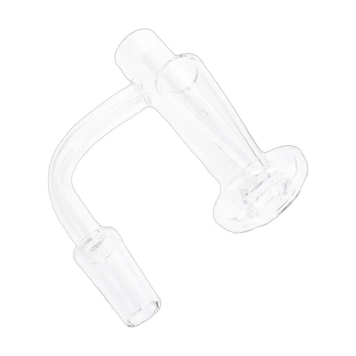 Long neck funnel quartz terp slurper banger, 14.5 mm male 90 degree