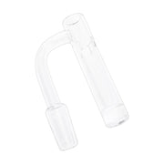 Long neck tower quartz banger, 14.5 mm male 90 degree domeless concentrate nail