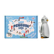 Penguin shaped glass bong, 6.2 inch with diffused straight perc, 14 mm joint
