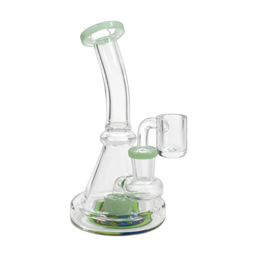 Sage Solstice 7 inch beaker dab rig with showerhead percolator, bent neck