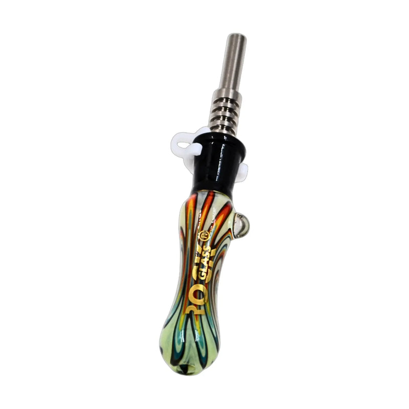 Tectonic Sip 14 mm rock glass nectar collector with textured ergonomic grip