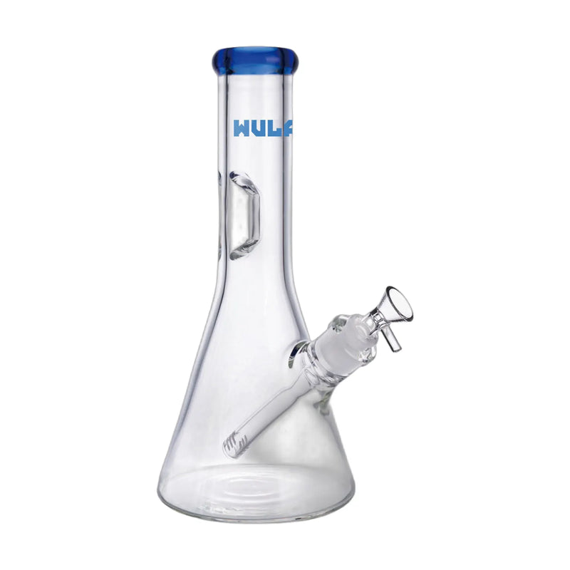 Wulf Mods 7 mm 12 inch beaker water pipe with thumb grip ice catcher