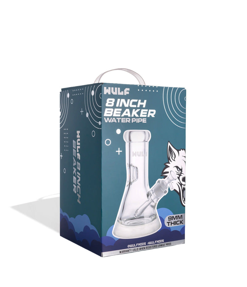 Wulf Glass 9mm 8inch Beaker Water Pipe