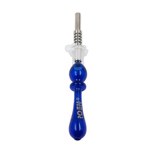 Zenith Pulse 14 mm rock glass nectar straw with bulbous mid-section design